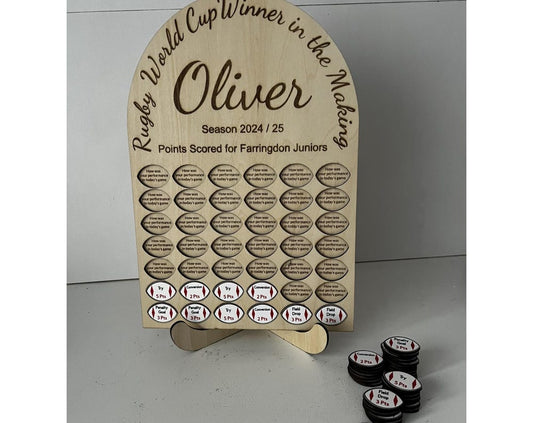 Personalized Rugby Player Performance Display